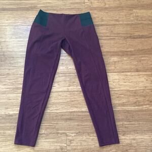 BeBop Eggplant Purple Leggings, Size M